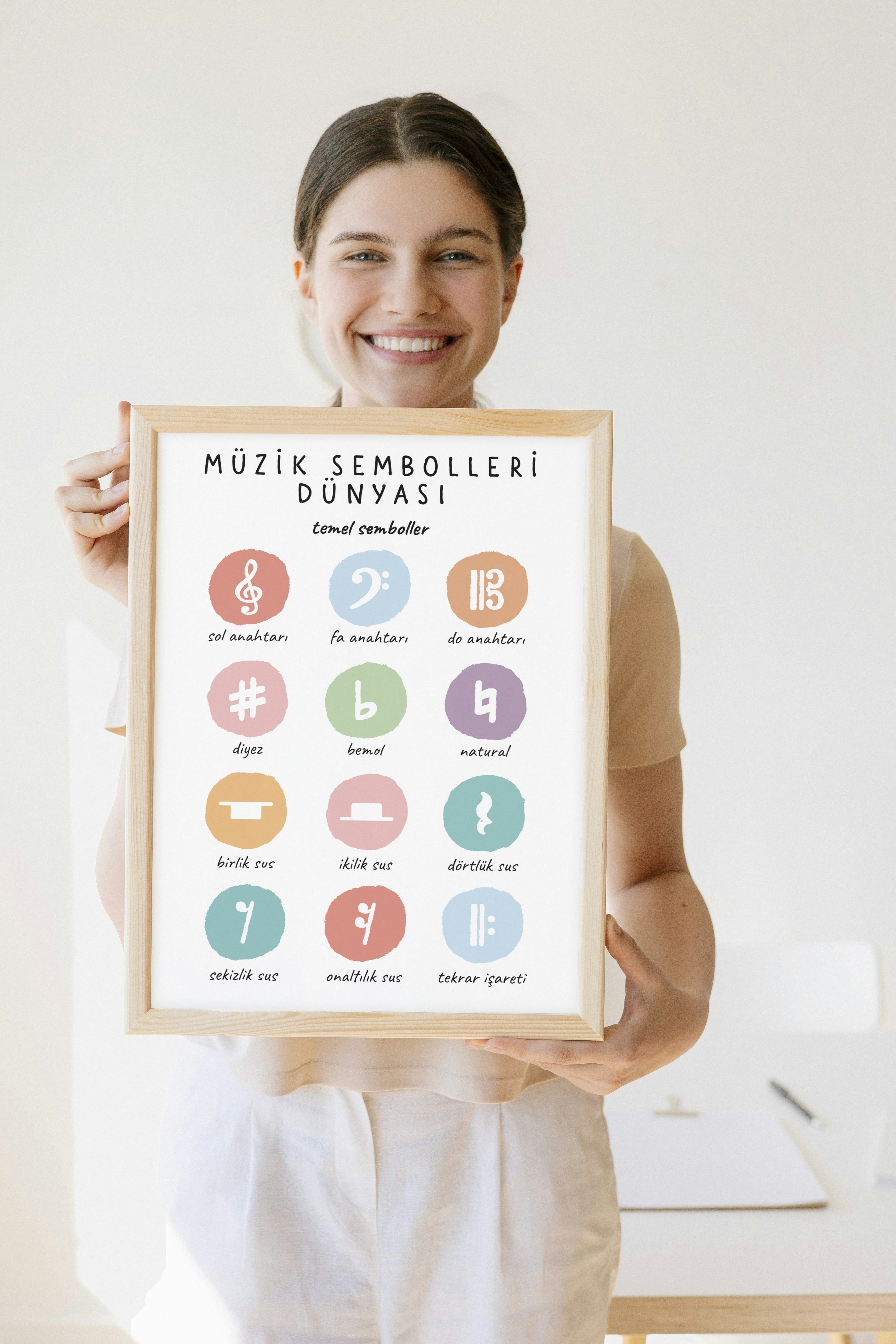 Müzik Eğitim Poster Seti (6 Adet, Dijital)