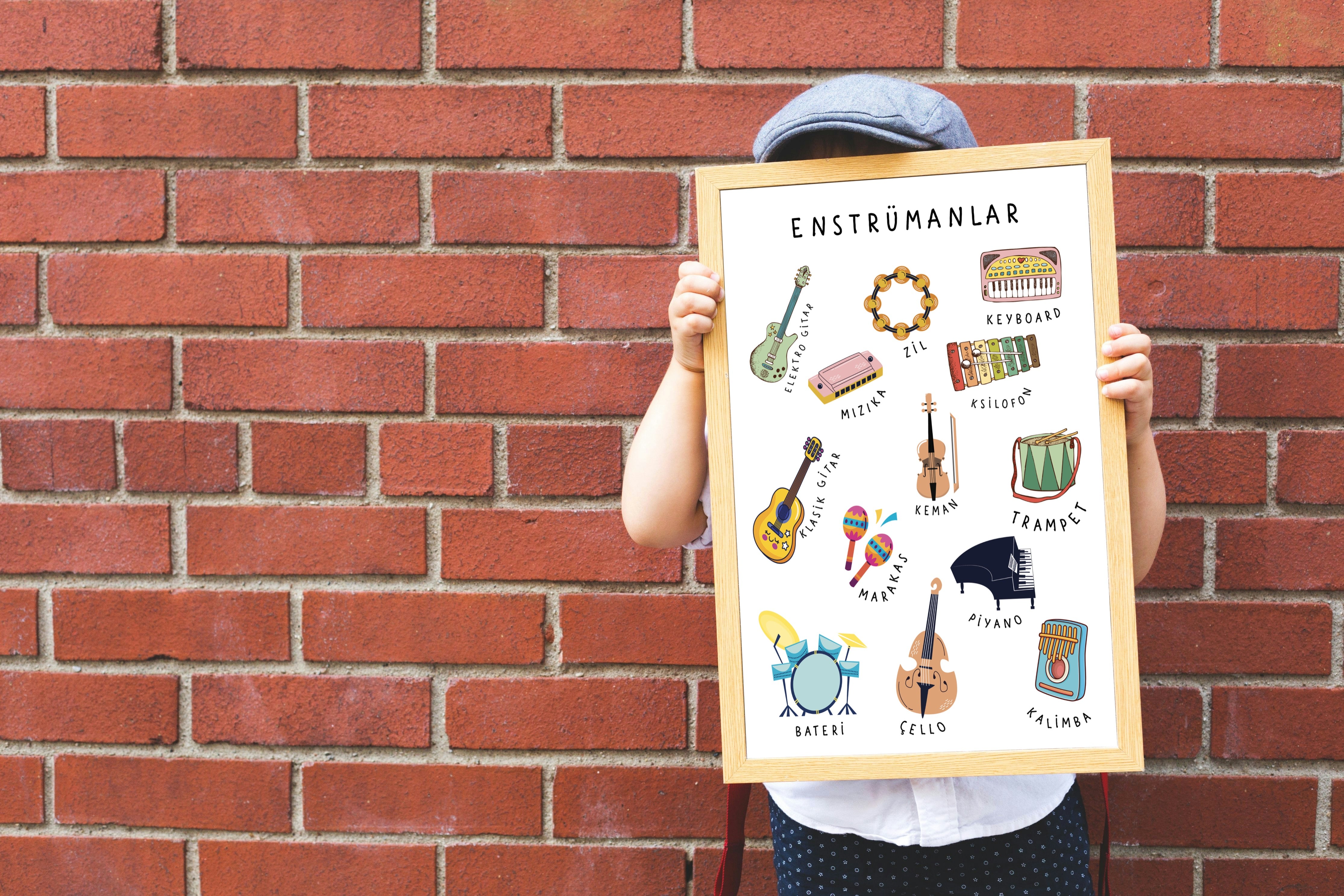 Müzik Eğitim Poster Seti (6 Adet, Dijital)