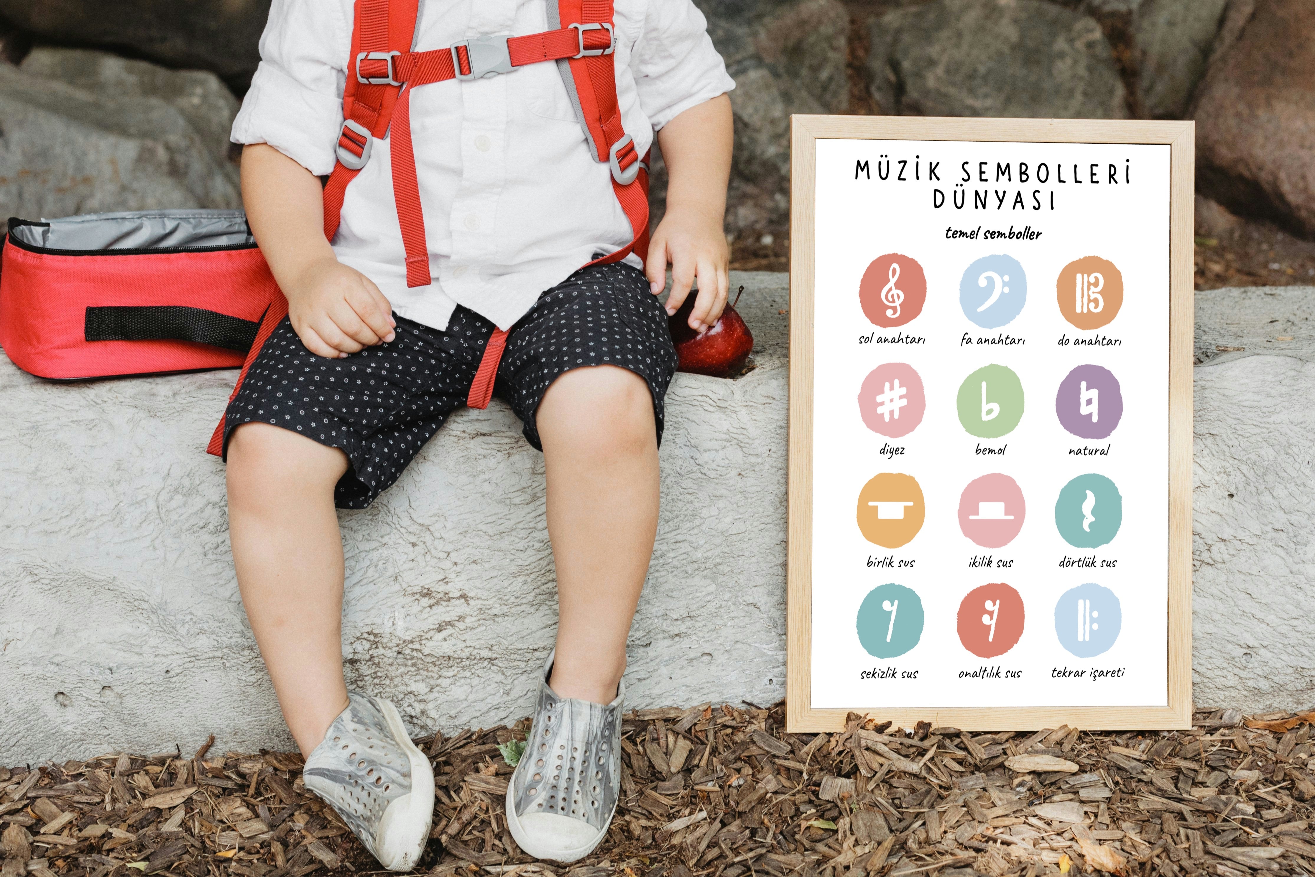 Müzik Eğitim Poster Seti (6 Adet, Dijital)