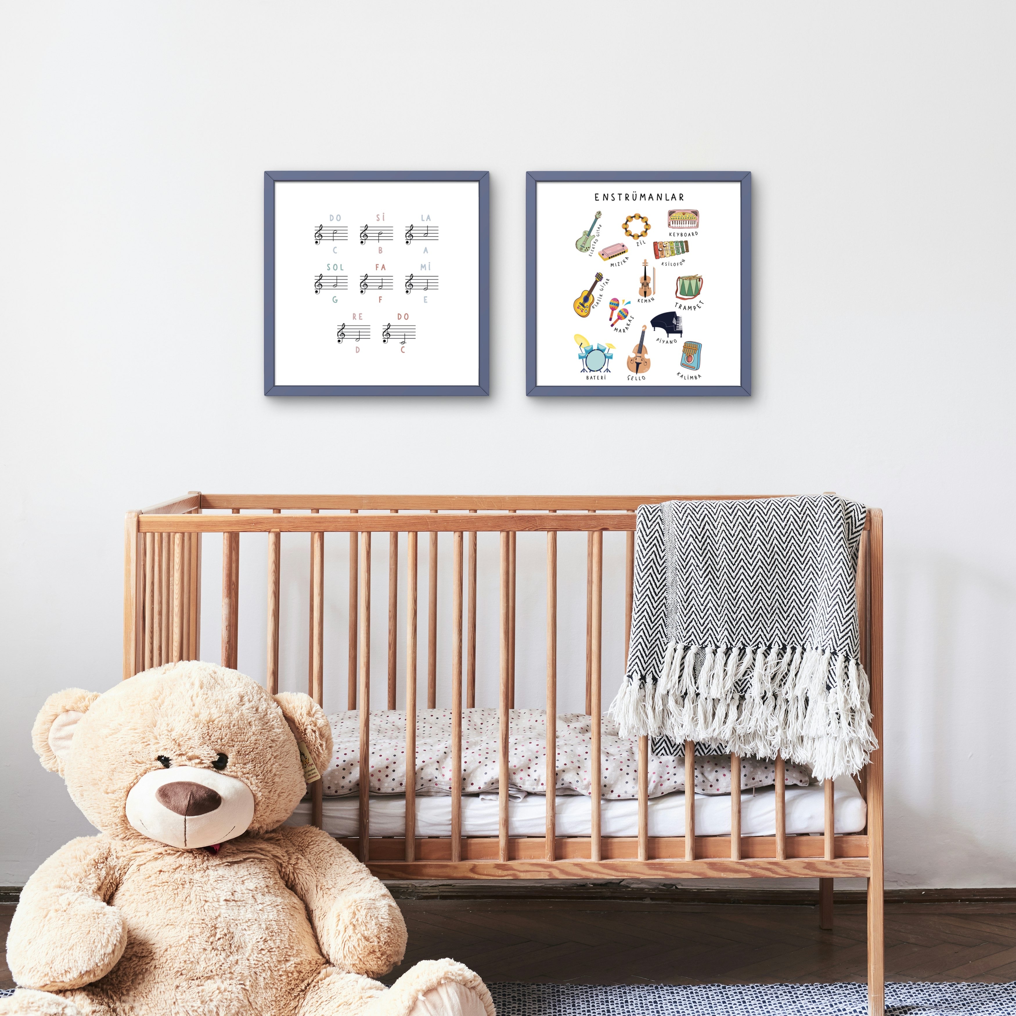 Müzik Eğitim Poster Seti (6 Adet, Dijital)